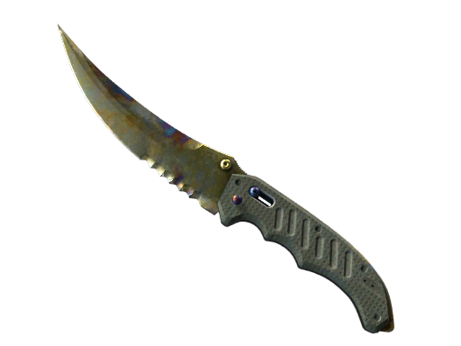 flip-knife Battle-Scarred