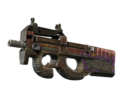 p90 Battle-Scarred