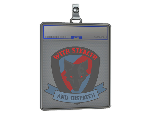 Sticker Slab | Black Dog